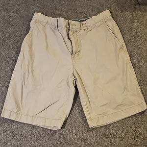 Tommy Hilfiger Beige Flat Front Shorts
